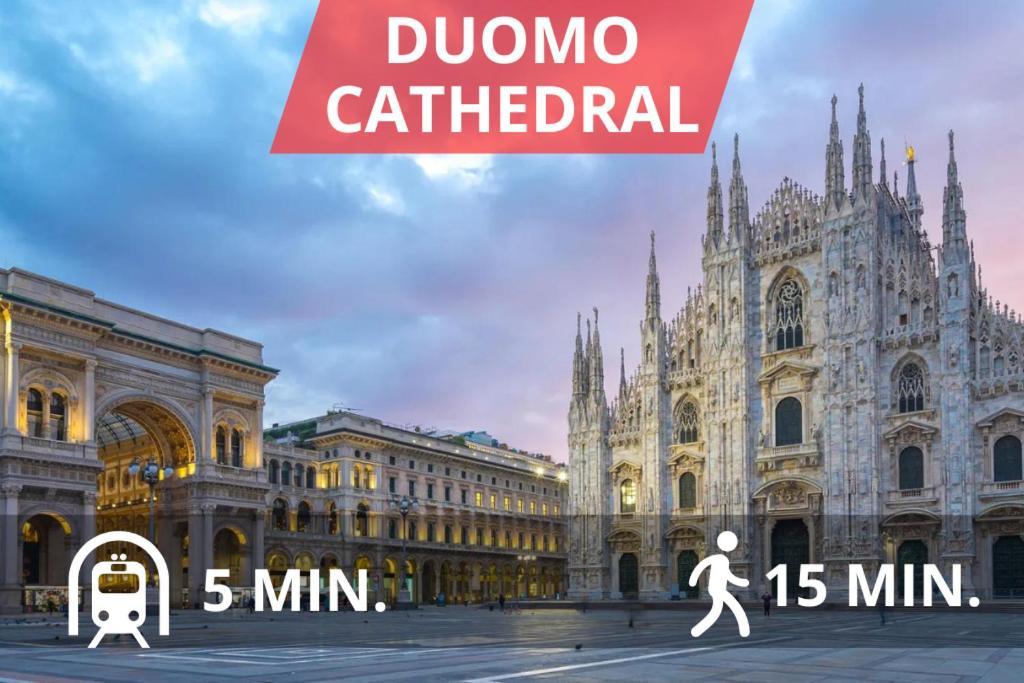 Duomo In 10 Minutes - Modern Close To Cadorna Station Leilighet Milano Eksteriør bilde